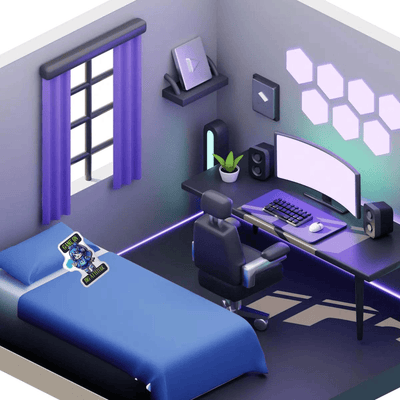 Gamer Girl Pillow - Ultimate Cozy Accessory for a Comfortable Gaming Setup Primary View | Our Phoenix Rise