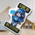 Gamer Girl Pillow - Ultimate Cozy Accessory for a Comfortable Gaming Setup Detail 8 | Our Phoenix Rise