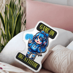 Gamer Girl Pillow - Ultimate Cozy Accessory for a Comfortable Gaming Setup Detail 4 | Our Phoenix Rise