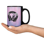 Gamer Coffee Mug Black 15oz - Lifestyle shot | Our Phoenix Rise