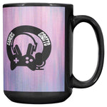 Gamer Coffee Mug Black 15oz - Isolated view | Our Phoenix Rise