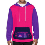 Eat Sleep Game Repeat Color-Block Hoodie
