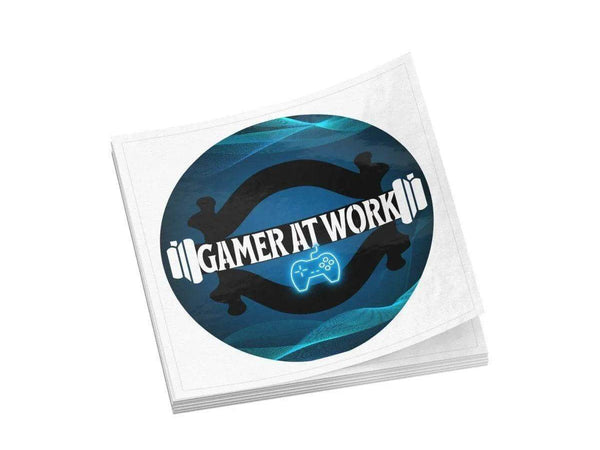 Gamer At Work Clear Vinyl Sticker |Shadowseeker Iron Phoenix - Iron Phoenix GHG