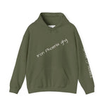Personalized Gamer Hoodie - Heliconia front view mockup | Our Phoenix Rise