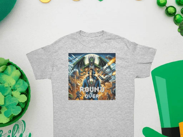 "Dragon Battle" Gamer T-Shirt by Shadowseeker | Iron Phoenix GHG - Iron Phoenix GHG