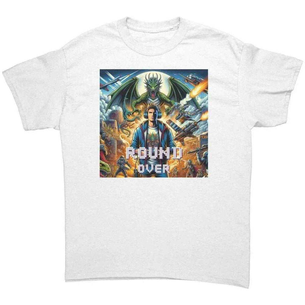 Dragon Battle Gamer T-Shirt by Shadowseeker S-3XL