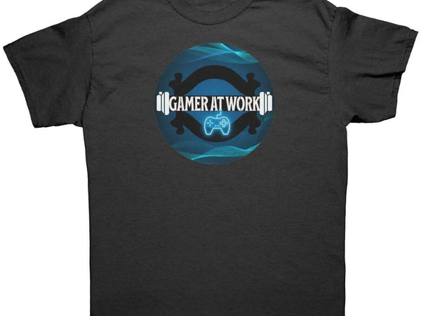 "Gamer At Work" T-Shirt by Shadowseeker| Iron Phoenix GHG - Iron Phoenix GHG