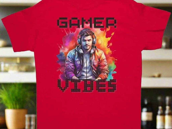 "Gamer Vibes" T-Shirt by Shadowseeker | Iron Phoenix GHG