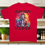 "Gamer Vibes" T-Shirt by Shadowseeker | Iron Phoenix GHG