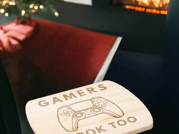 "Gamers Cook Too" Cutting Board | Iron Phoenix GHG - Iron Phoenix GHG
