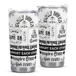 Gamer Family Rules Travel Mug - With ice for cold drink | Our Phoenix Rise