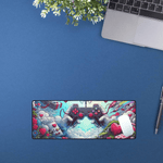 Gaming Controller Desk Mat - Side profile showing 3mm thickness | Our Phoenix Rise