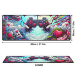 Gaming Controller Desk Mat - XL dimensions 31.5x11.8in and 3mm thick | Our Phoenix Rise