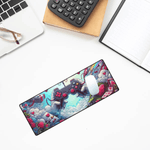 Gaming Controller Desk Mat - Focus on vibrant colors and cloud detail | Our Phoenix Rise