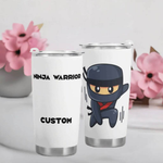 Personalized Ninja Warrior Travel Mug | Iron Phoenix GHG - Iron Phoenix GHG
