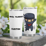 Personalized Ninja Warrior Travel Mug | Iron Phoenix GHG - Iron Phoenix GHG