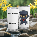 Personalized Ninja Warrior Travel Mug | Iron Phoenix GHG - Iron Phoenix GHG