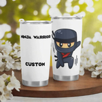 Personalized Ninja Warrior Travel Mug | Iron Phoenix GHG - Iron Phoenix GHG