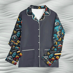 Personalized Gamer Pajamas - Back of black shirt showing custom gamer tag example | Our Phoenix Rise