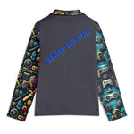 Personalized Gamer Pajamas - Black top and pants set on a flat surface | Our Phoenix Rise