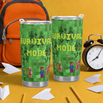 Block World Pixelated Travel Mug Detailed View 4 | Our Phoenix Rise