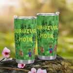 Block World Pixelated Travel Mug Detailed View 9 | Our Phoenix Rise