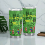 Block World Pixelated Travel Mug Detailed View 8 | Our Phoenix Rise