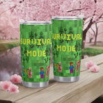 Block World Pixelated Travel Mug Detailed View 11 | Our Phoenix Rise