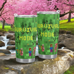 Block World Pixelated Travel Mug Detailed View 10 | Our Phoenix Rise