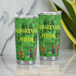 Block World Pixelated Travel Mug Detailed View 7 | Our Phoenix Rise