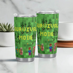 Block World Pixelated Travel Mug Detailed View 6 | Our Phoenix Rise
