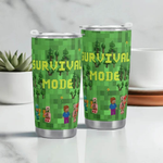 "Block World" Pixelated Travel Mug | Iron Phoenix GHG - Iron Phoenix GHG