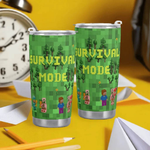 Block World Pixelated Travel Mug Detailed View 3 | Our Phoenix Rise