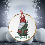 Funny Gnome Christmas Ornament Perfect Gift for Gamers Detail 4 | Our Phoenix Rise