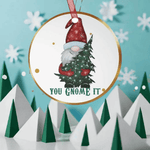 Funny Gnome Christmas Ornament Perfect Gift for Gamers Detail 9 | Our Phoenix Rise