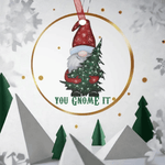 Funny Gnome Christmas Ornament Perfect Gift for Gamers Detail 6 | Our Phoenix Rise