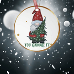 Funny Gnome Christmas Ornament Perfect Gift for Gamers Detail 5 | Our Phoenix Rise