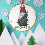 Funny Gnome Christmas Ornament Perfect Gift for Gamers Detail 7 | Our Phoenix Rise
