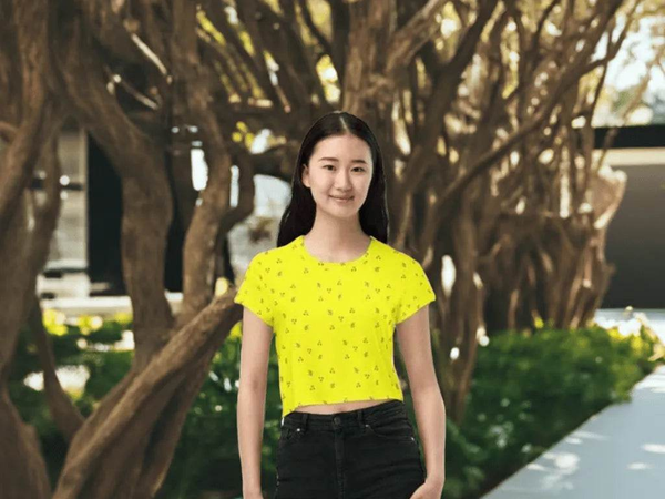 "Golden Leaf" Crop Tee by Shadowseeker| Iron Phoenix GHG - Iron Phoenix GHG