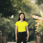 Golden Leaf Crop Tee by Shadowseeker Detailed View 5 | Our Phoenix Rise