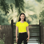 Golden Leaf Crop Tee by Shadowseeker Detailed View 2 | Our Phoenix Rise