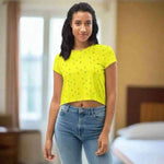Golden Leaf Crop Tee by Shadowseeker Detailed View 8 | Our Phoenix Rise