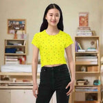 Golden Leaf Crop Tee by Shadowseeker Detailed View 7 | Our Phoenix Rise