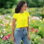 Golden Leaf Crop Tee by Shadowseeker Detailed View 12 | Our Phoenix Rise
