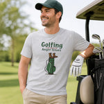 Funny Golf Hiking T Shirt - White Color Lifestyle View | Our Phoenix Rise