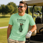 Funny Golf Hiking T Shirt - Mint Green Color Lifestyle View | Our Phoenix Rise