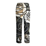 Gothic Rose Pajama Set | Dark Floral Loungewear - Iron Phoenix GHG