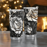 Gothic Rose Tumbler by Shadowseeker Detailed View 3 | Our Phoenix Rise