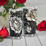"Gothic Rose" Tumbler by Shadowseeker | Iron Phoenix GHG - Iron Phoenix GHG