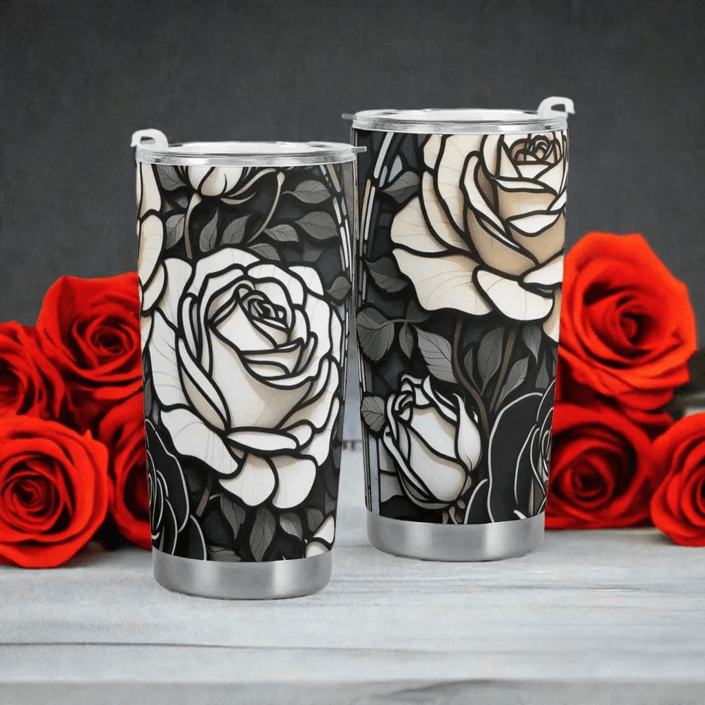 Gothic Rose Tumbler by Shadowseeker